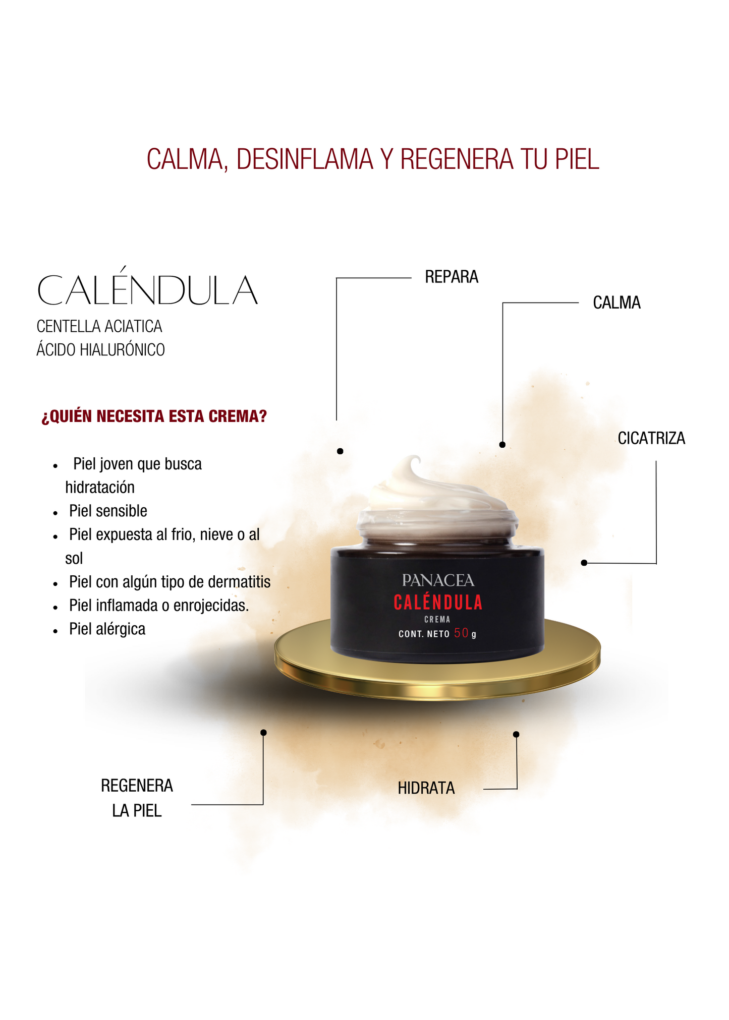 Crema de CALÉNDULA